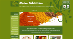 Desktop Screenshot of maison-nature-deco.fr